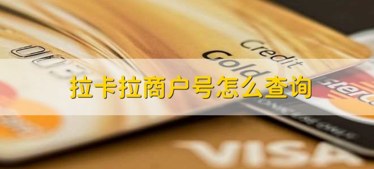 拉卡拉商户号